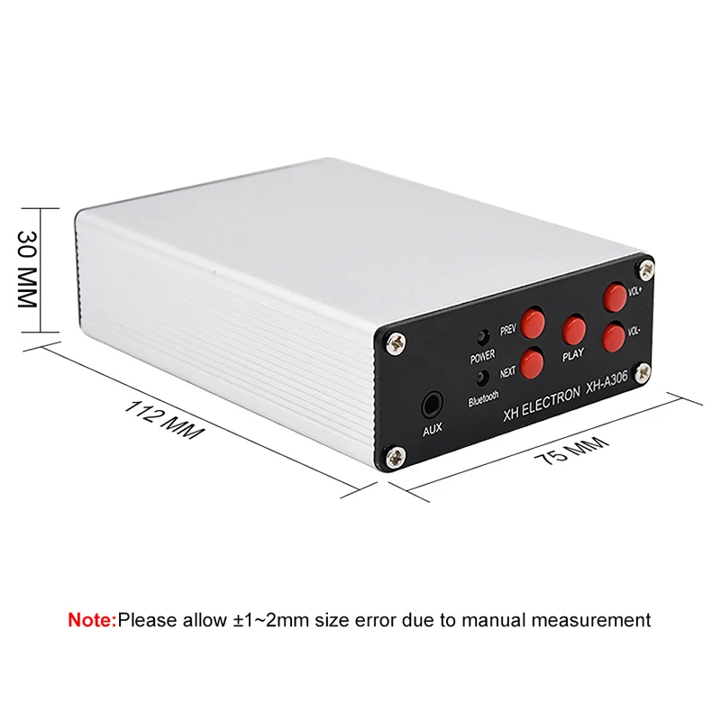 Усилитель TPA3116D2 с Bluetooth аудиоплата 50Wx2 AUX мини усилитель звука для домашнего