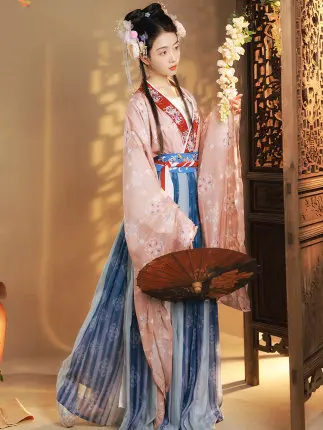 2021 hanfu Женская Повседневная китайская юбка с поясом ханьфу китайские костюмы в