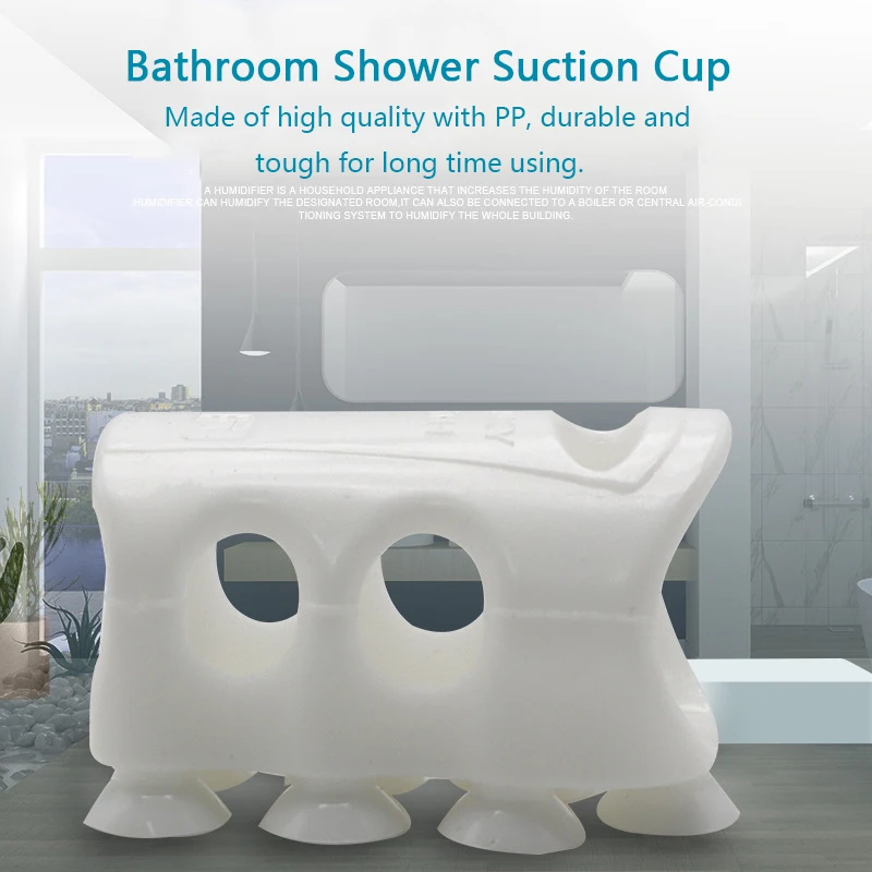 

New 1pcs Bathroom Shower Head Holder Rack Shelf Wall Mount Suction Cup Brackets Wall Mounted Shower Holder Bathroom Accessories