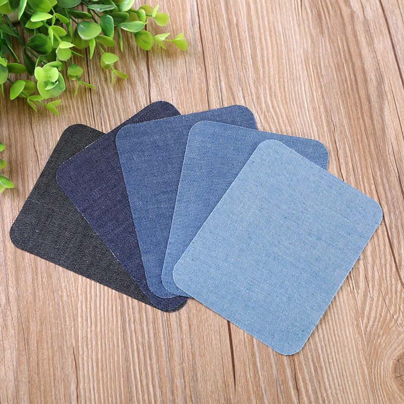 Ремонтные штаны железные накладки на локти и джинсовые швейная ткань одежда