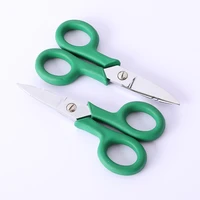 stainless steel electrician scissors with notches heavy duty electrical shears multi purpose scissors cut green handle