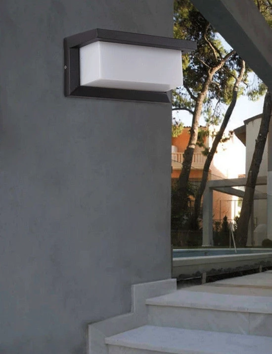 Светодиодный современный уличный водонепроницаемый настенный светильник для