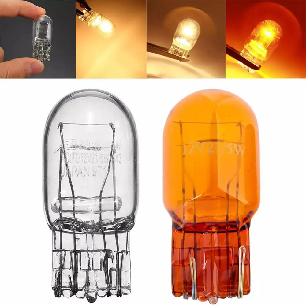 

[ Ready Stock ] T20 Bulb 3800k 7443 7440 W21 / 5w Halogen Bulb Driving Light Turn Signal Light Brake Light