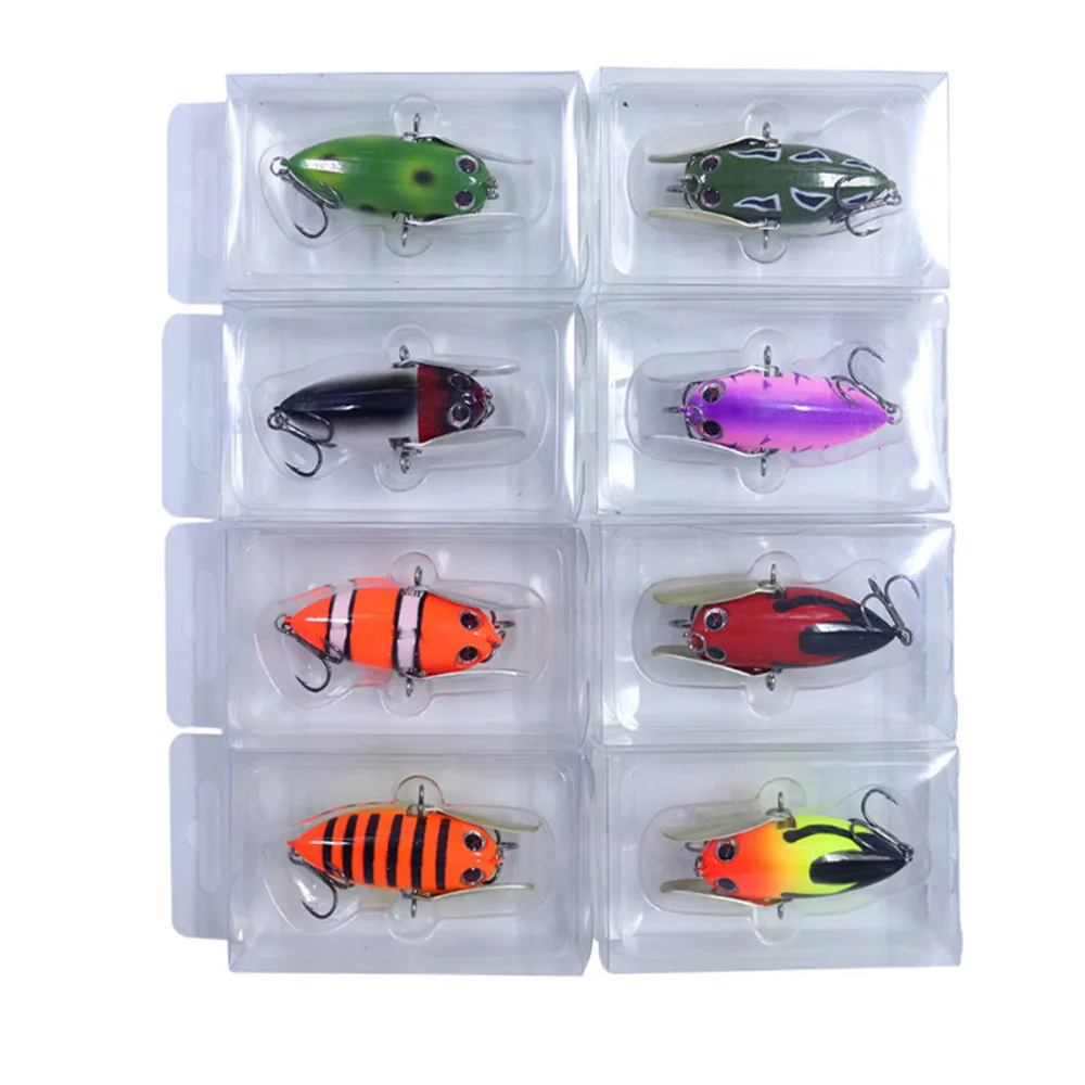 1 шт. Поверхностная приманка наживка 6 см 12,7 г плавающая наживка Топ воды Crankbait воблер, твердая Поппер приманка Whopper Plopper твердая приманка