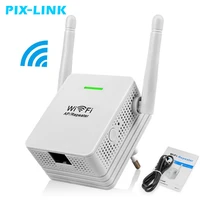 pixlink mini wifi router wireless repeater high speed 300m transmission network router ap wi fi signal range extender plug