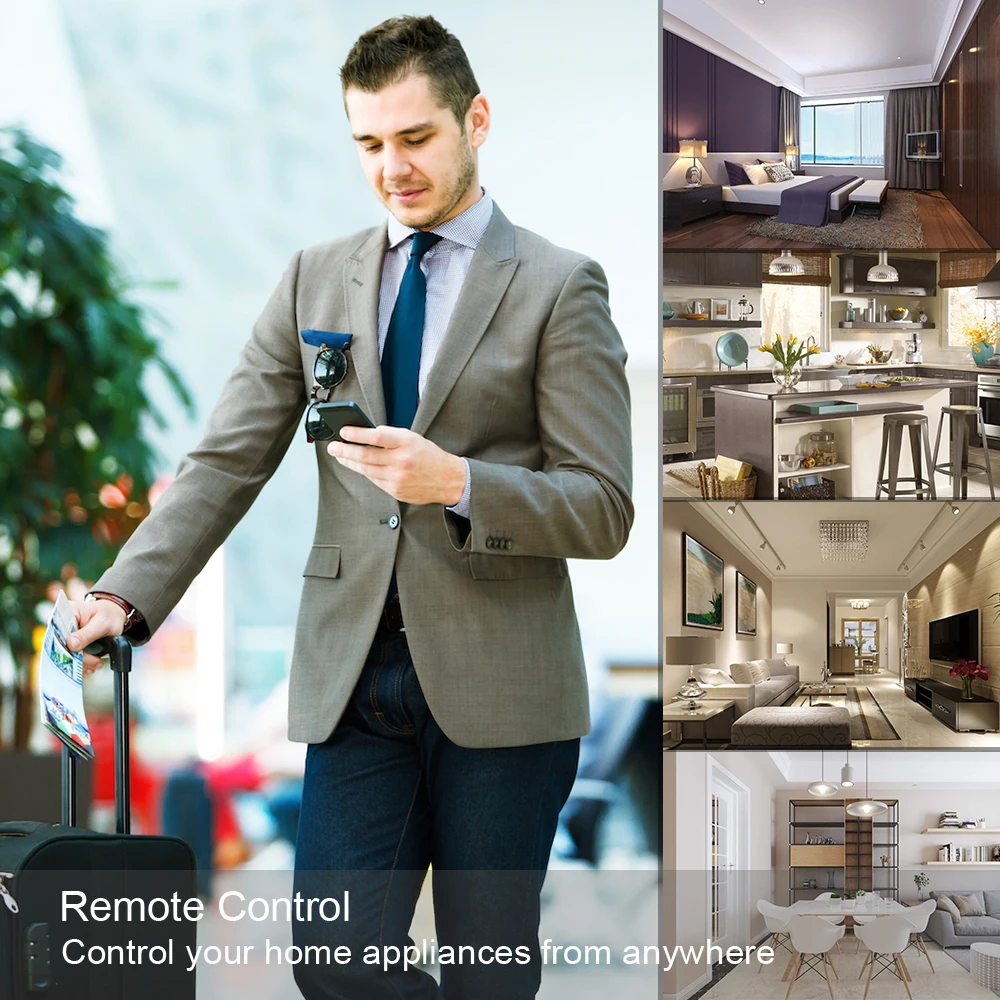 Розетка с Wi-Fi-выключателем беспроводной удлинитель со светодиодной подсветкой