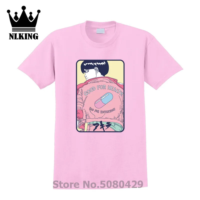 Футболка Akira Kaneda в японском стиле аниме Мужская одежда топы летняя рубашка akira kaneda