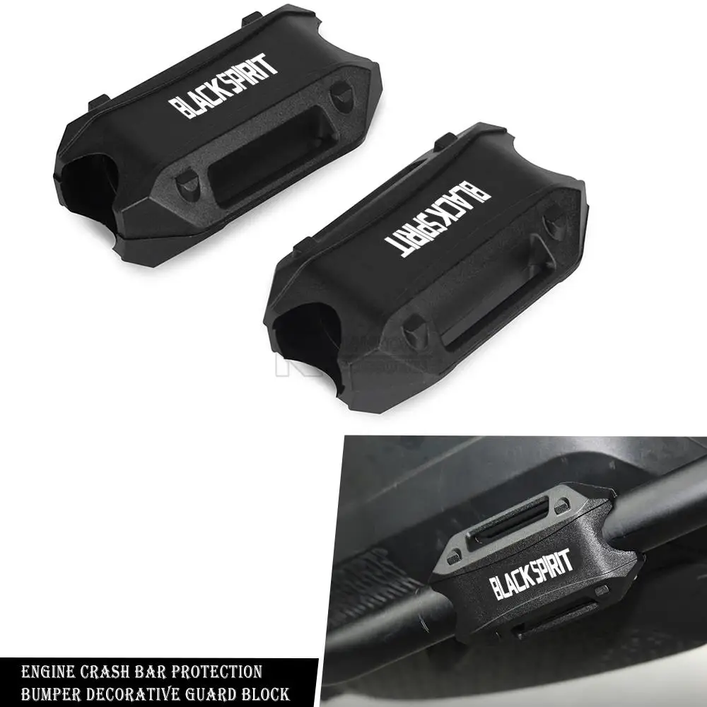 

For Honda BlackSpiRit 2021 2020 2019 Allyear Motorcycle Engine Crash Bar Protection Bumper Decorative Guard Block Universal 25mm