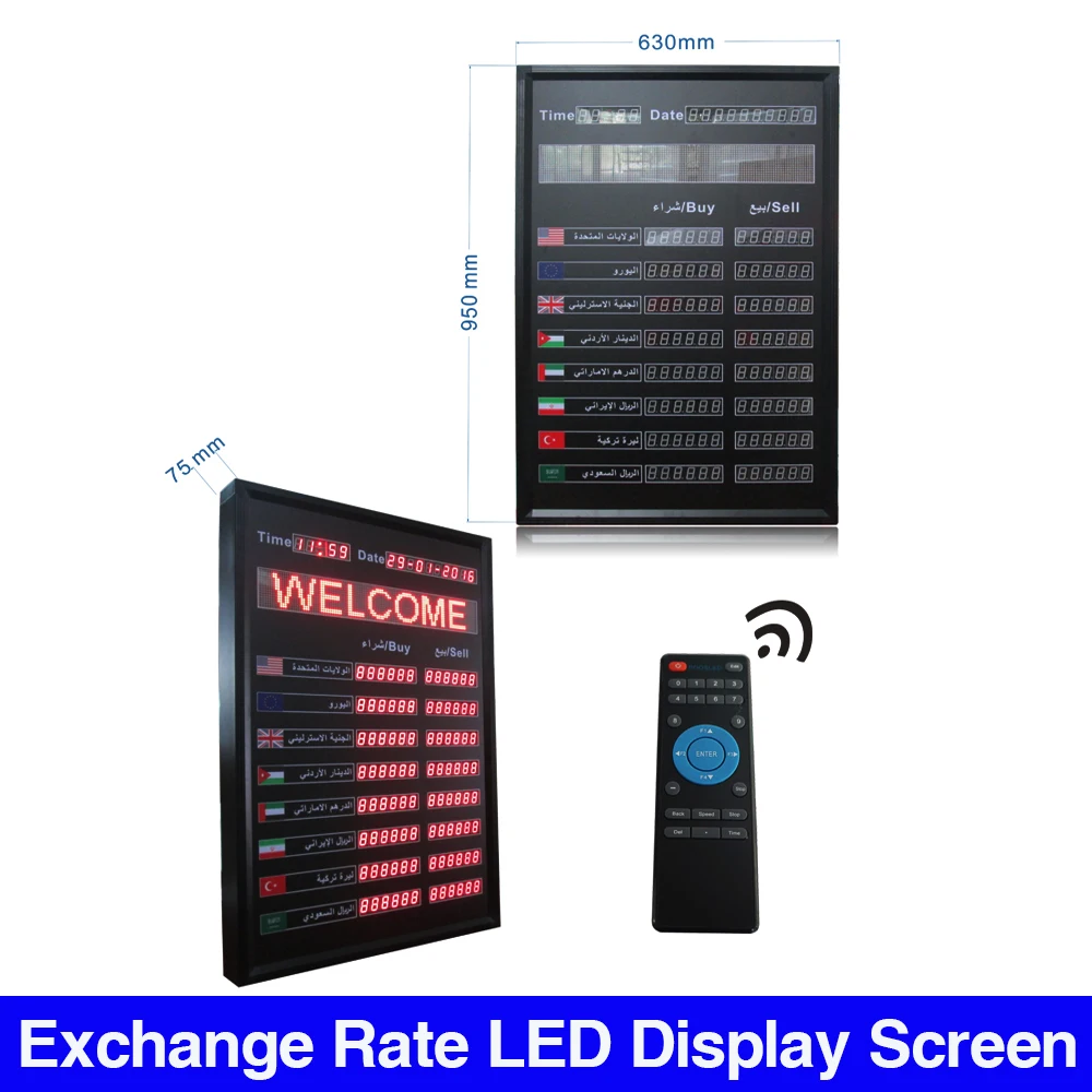 1 0 &quotдюймовый красный цифра светодиодный Дисплей цифровая доска Крытый