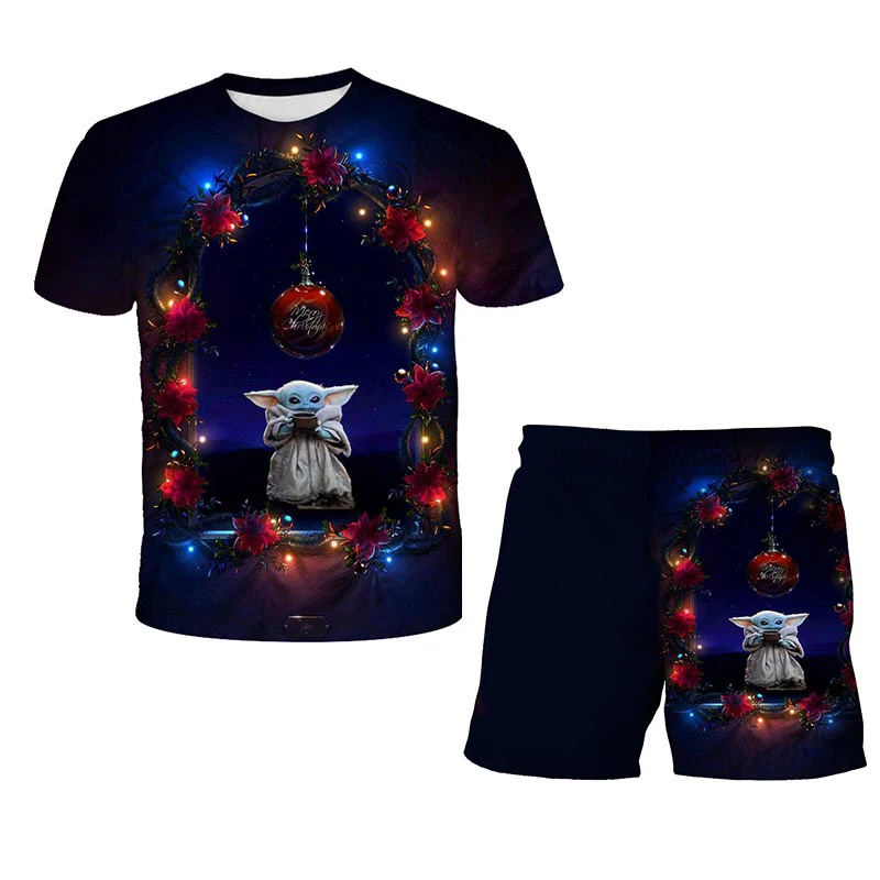 

Summer T Shirts And Shorts Kids Clothes 3d Print Suits Toddler Girls Sets Top+shorts 2pcs Sets Sports Suit Casual Baby Set 4-14