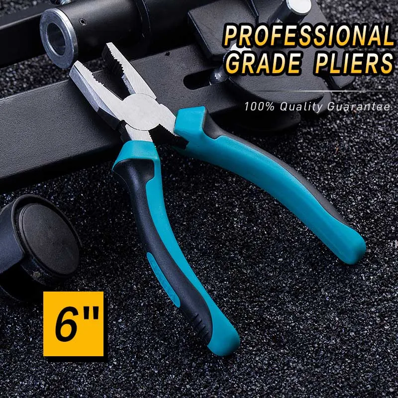 Wire cutter 6 inch DTBD " 8" профессиональные инструменты, многофункциональные плоскогубцы, набор для зачистки, щипцы, резак, игла, щипцы для носа, ювелирные изделия, диагональные инструменты - Цвет: Wire cutter 6 inch