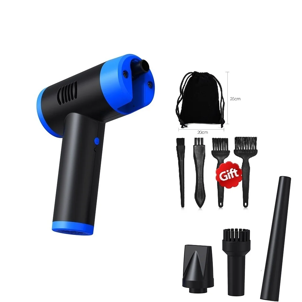 

Cordless Air Duster Electric Air Blower Cleaning Tool for Computer Keyboard Rechargeable Handheld Duster Cleaner for Car & Home