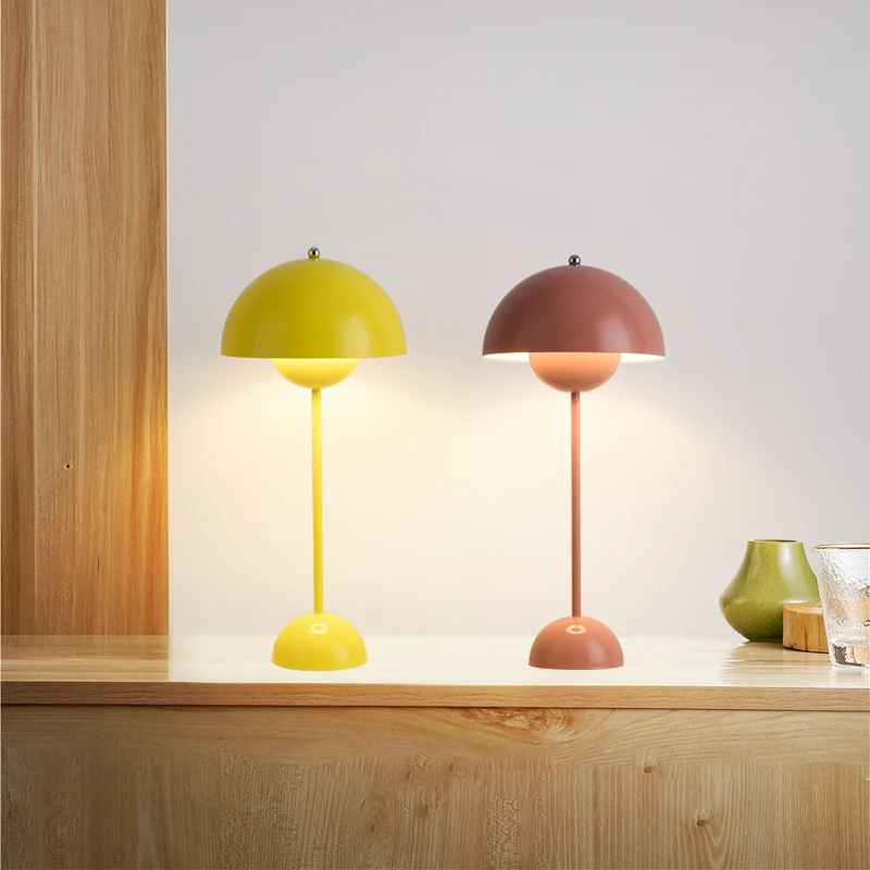 

Nordic Flowerpot Iron Table Lamps For Bedroom Bedside Table Lamp Living Room Home Study Desk Decor Lamp E27 Modern lighting