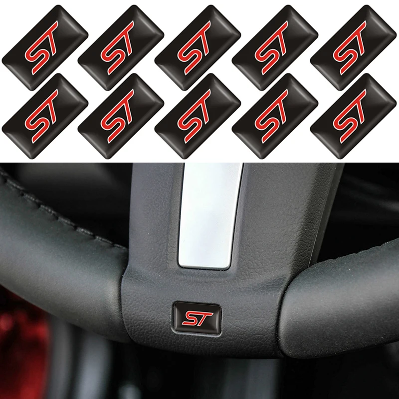 10 шт./лот автомобильный Стайлинг 3D ST декоративная наклейка автомобильная эмблема