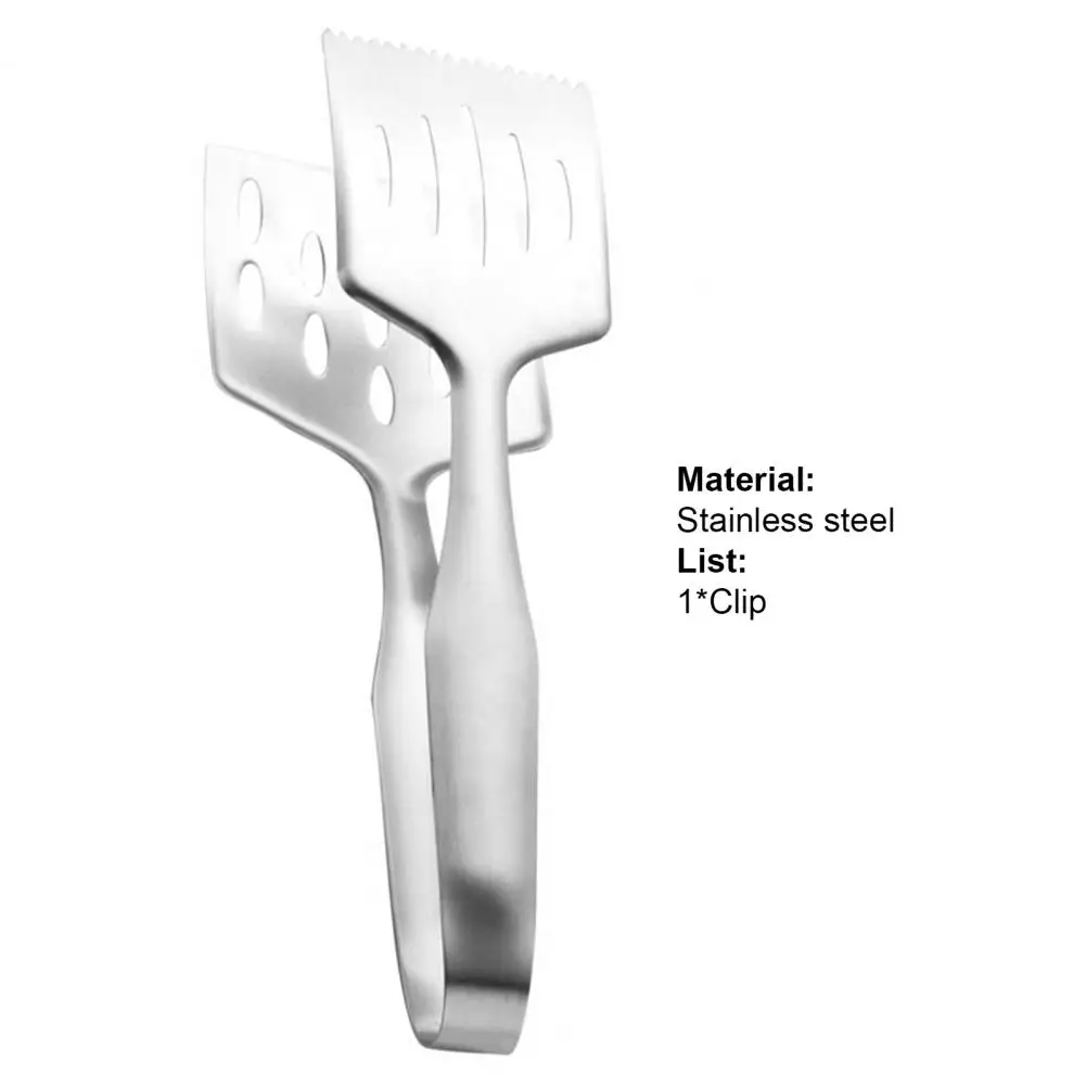 

Barbecue Tong Multifunctional Stainless Steel Food Clip Kitchen Tool Bread Clamp Baking Steak Tongs