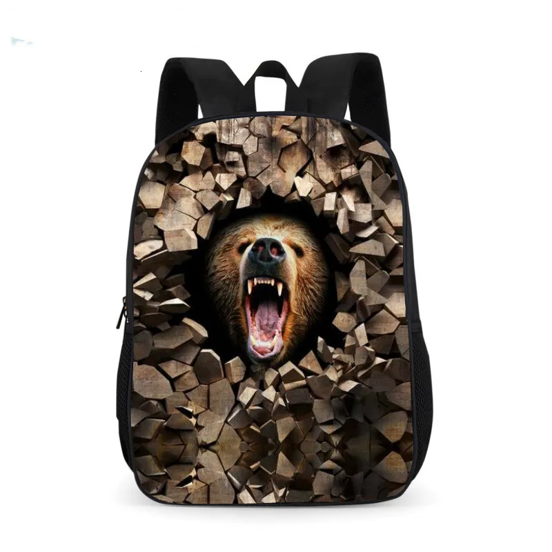 2023 Children School Bags Girls boys animal print School Backpack Kids Satchel Knapsack Girl Backpack For School Space Bag