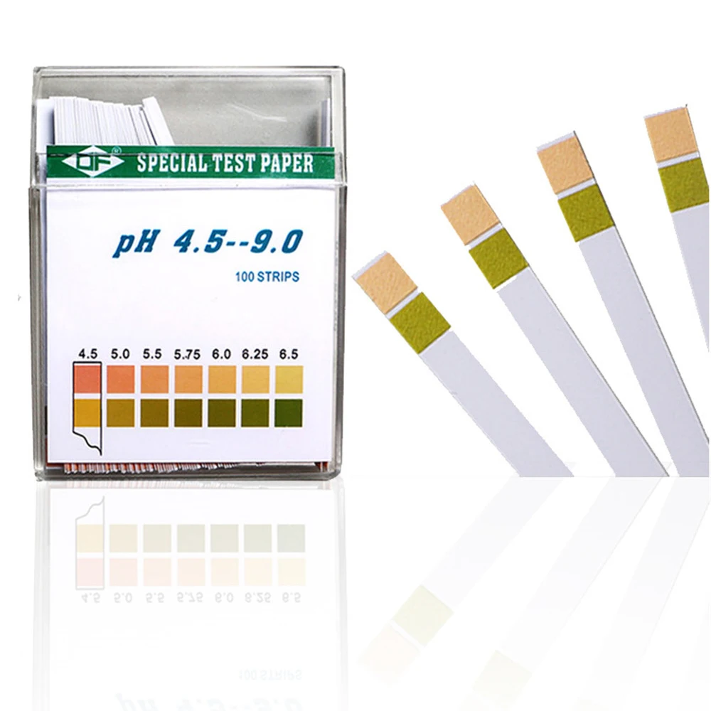 

100pcs Laboratory Household PH Test Strip Paper Indicator PH0-14/4.5-9 Test Paper For Water Saliva and Urine Testing Measuring