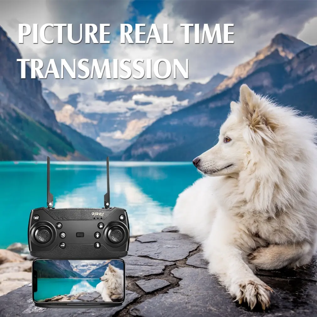 

1 Set E98 Four Axis Uav Fixed Height Folding Drone Plastic 4K Aerial Photography Remote Control Aircraft