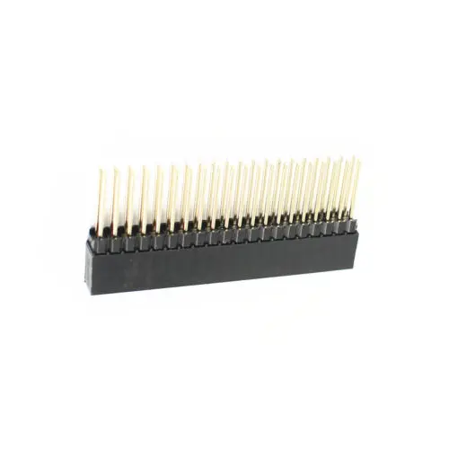 5 шт. 2 54 мм Шаг 2x20 Pin 40 женский двухрядный длинный штыревой разъем PC104 | Электронные