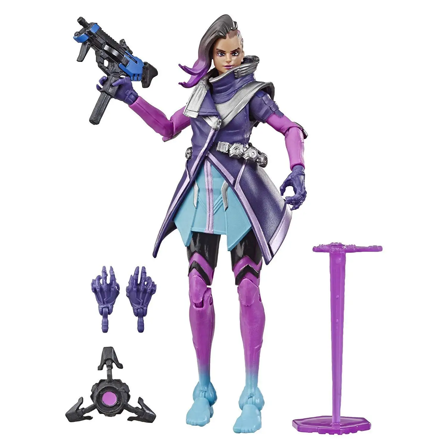 Коллекционная экшн фигурка 6 дюймов Hasbro Overwatch Ultimates Series Sombra Tracer Lucio Blackwatch Reyes (Reaper)