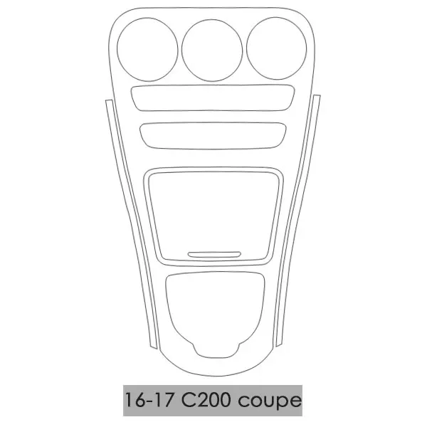 Gear for C200 Аксессуары для салона автомобиля для Mercedes Benz C 180 200 GLC260, высокое качество, TPU, автомобильная прозрачная защитная пленка, наклейки - Название цвета: Gear for C200