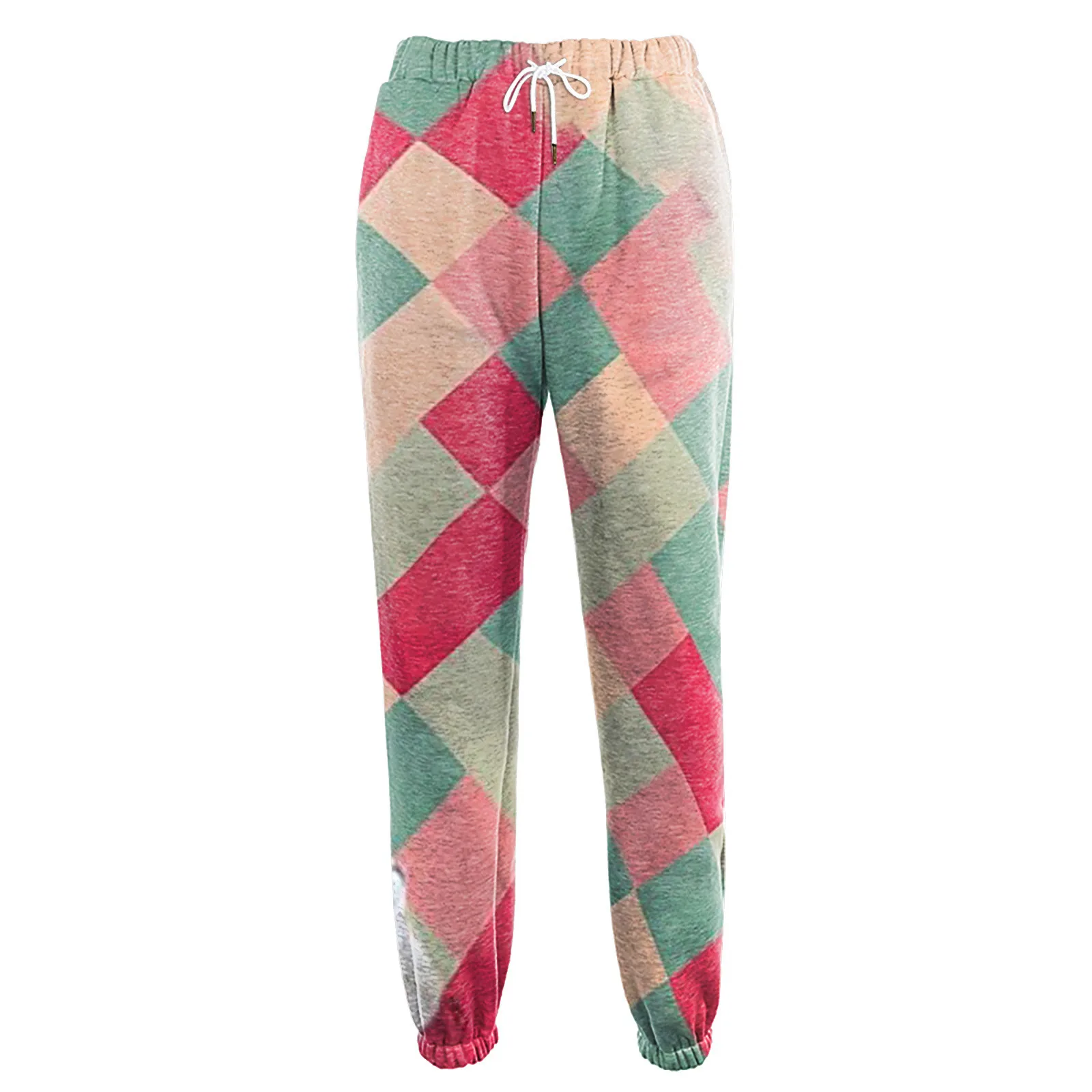 Женские спортивные брюки в стиле Харадзюку карго с мультяшным принтом джоггеры