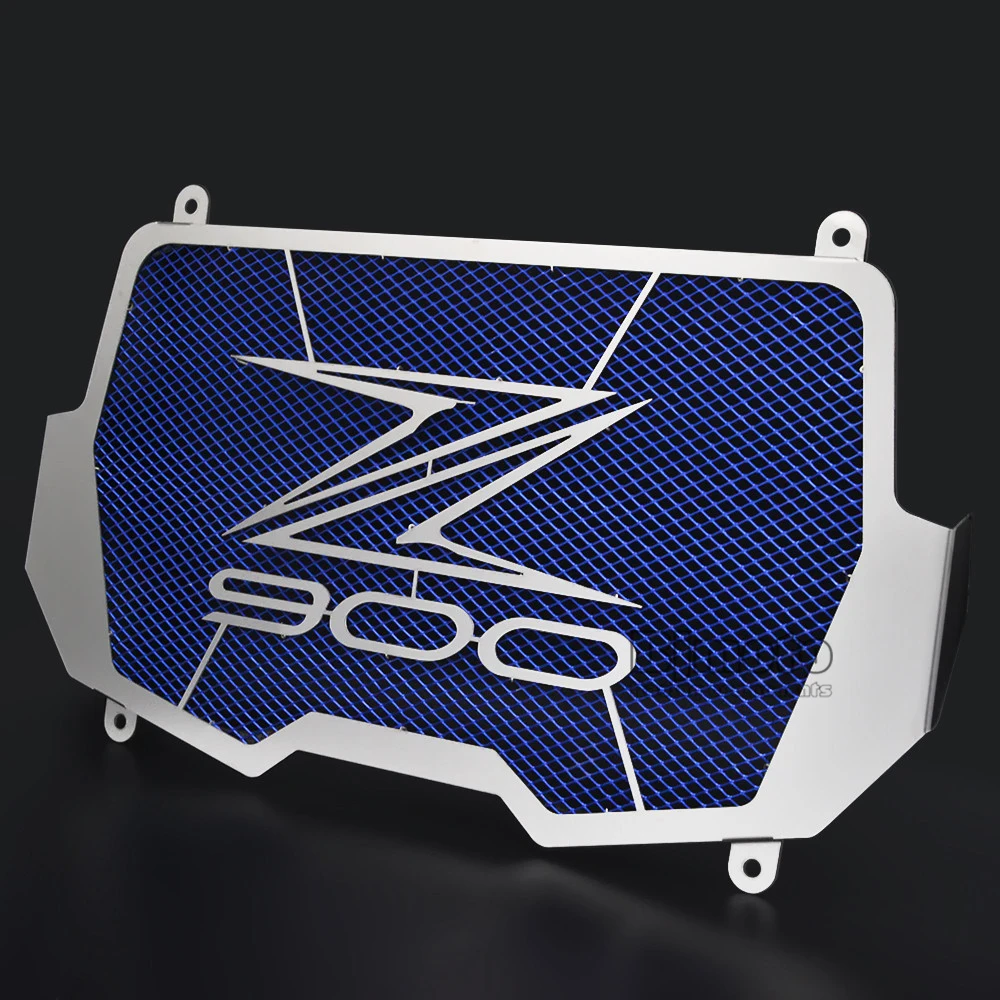 Blue Z 900 мотоциклетная крышка радиатора защитная решетка для Кавасаки Z900 стальная крышка радиатора детали двигателя - Цвет: Blue