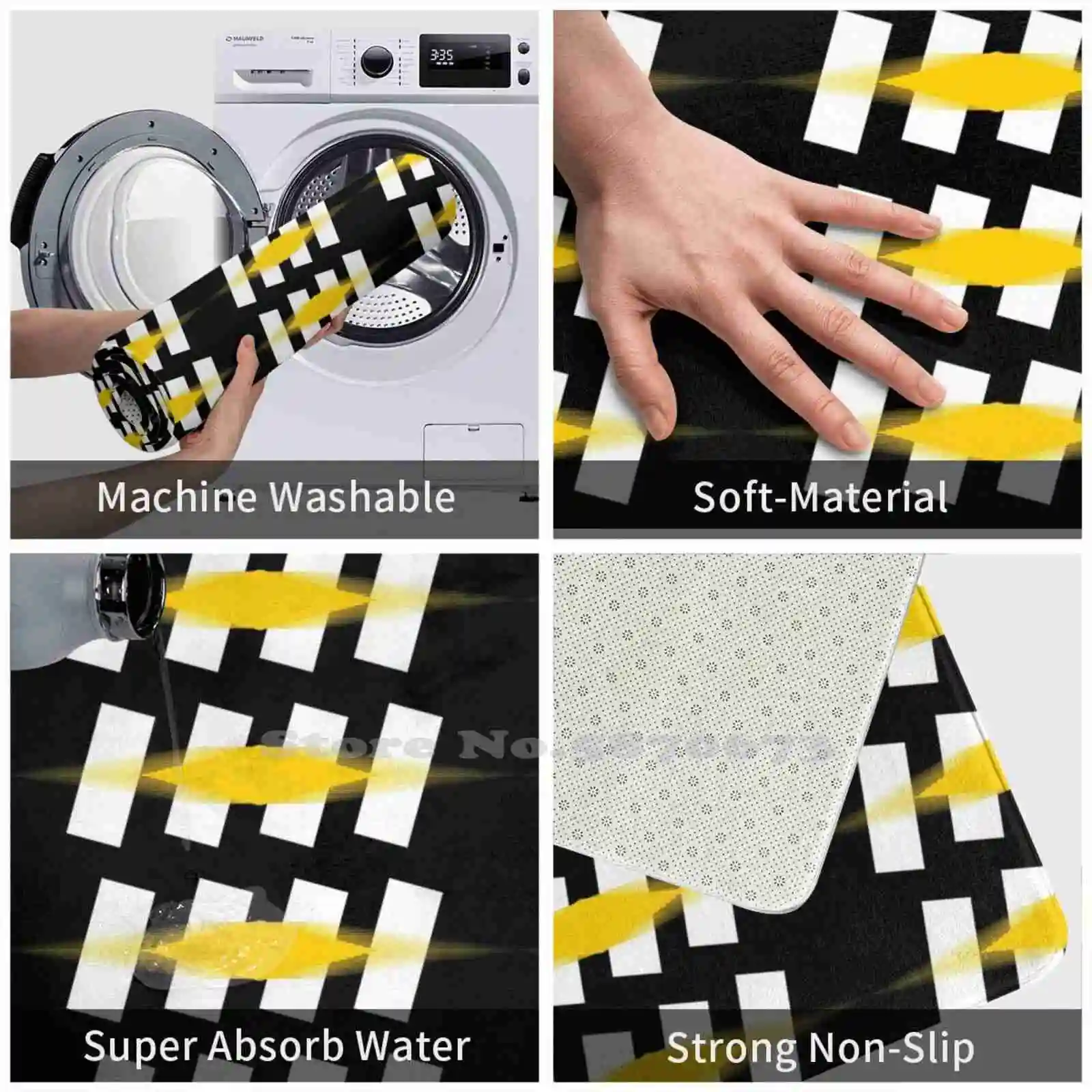 Мягкий домашний Противоскользящий коврик формирующий формы ковер цена обои для