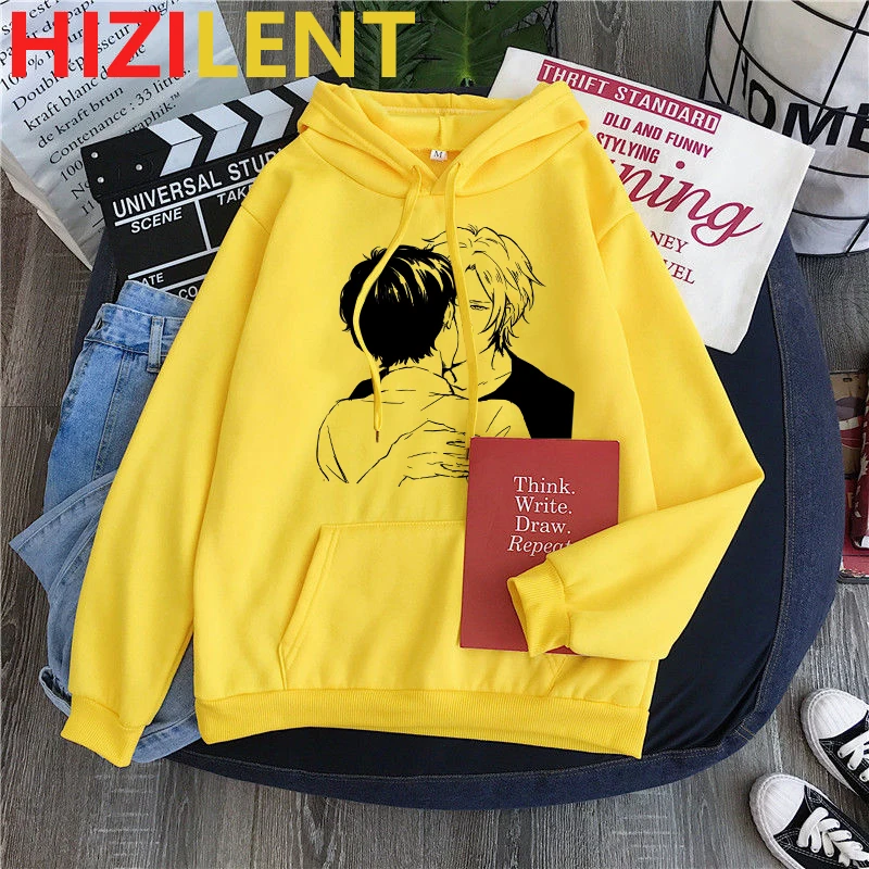 Толстовка Bananafish женская с аниме принтом худи для девочек-подростков в японском