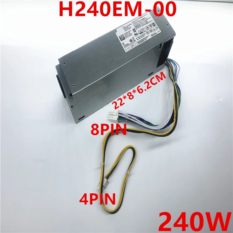 

Original New Power Supply For Dell Optiplex 3040 3046 3050 5040 7040 7050 V3250 V3267 V3268 8Pin 240W For H240EM-00 H62JR 0H62JR