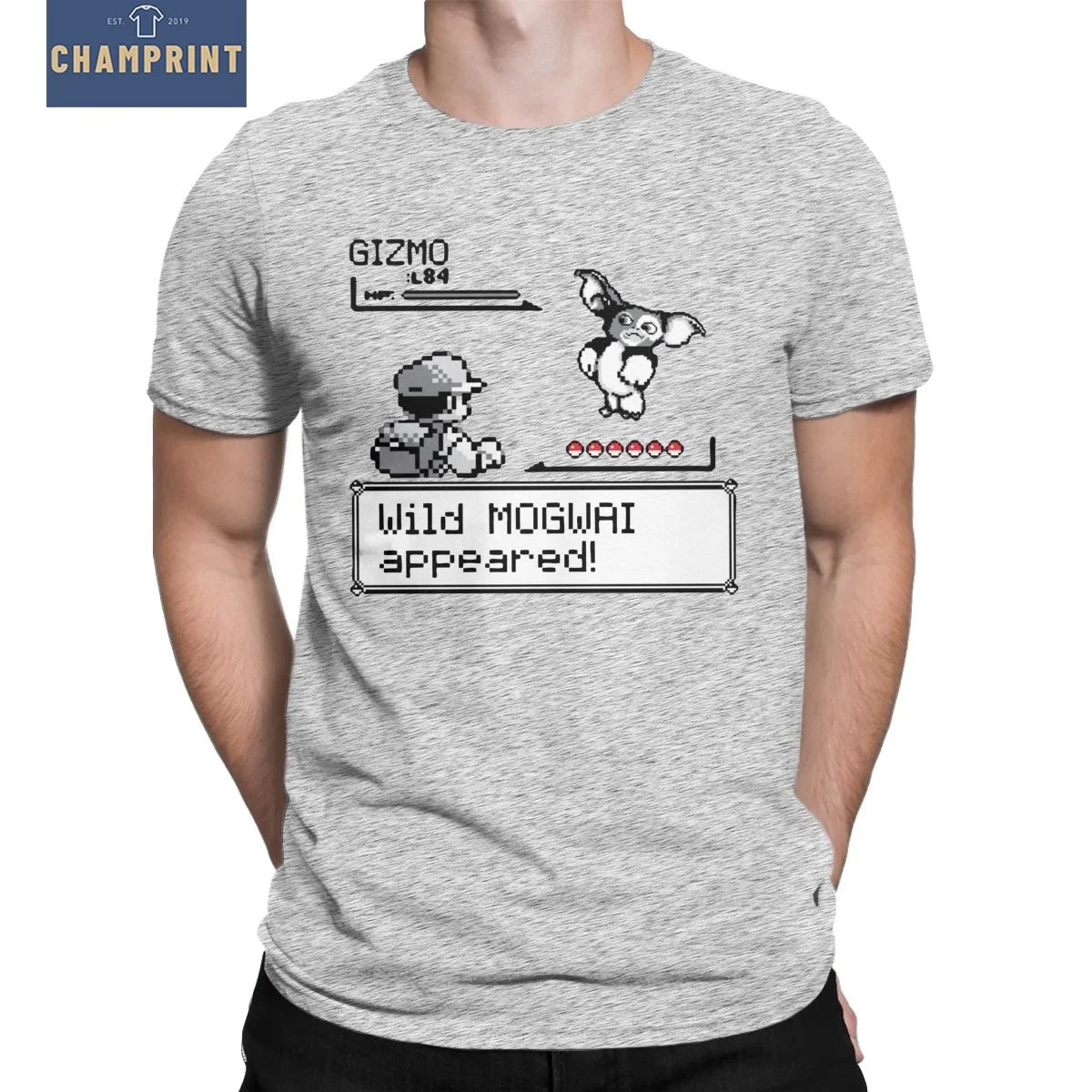 

Футболка Wild Mogwai с надписью Gremlins Мужская, повседневная тенниска в стиле 80-х, с круглым вырезом, оригинальный Топ из чистого хлопка