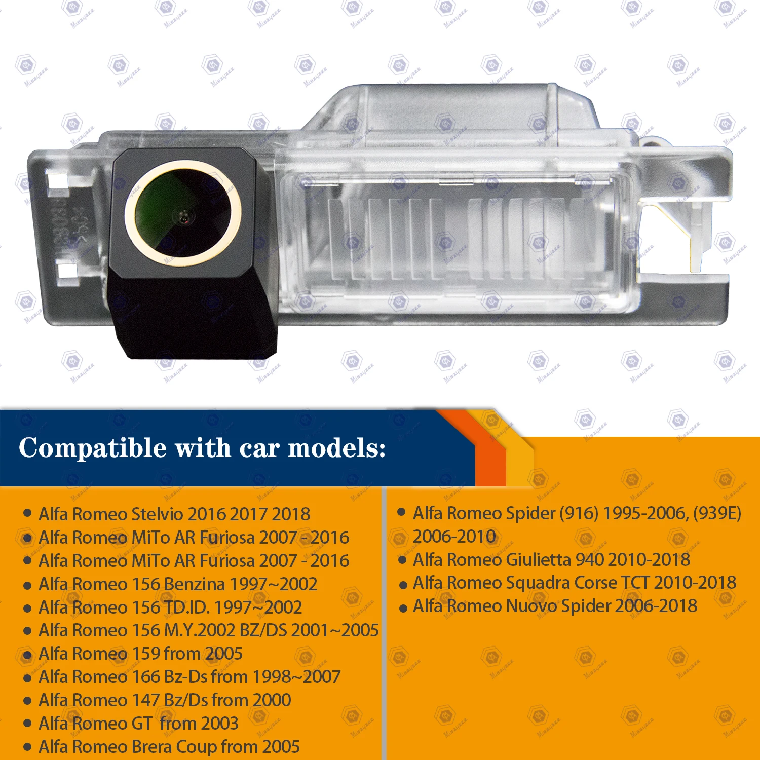 Камера ночного видения HD 1280*720p для Opel Corsa Astra Vectra Meriva Zafira Alfa Romeo MiTo AR furosa 2007-2016
