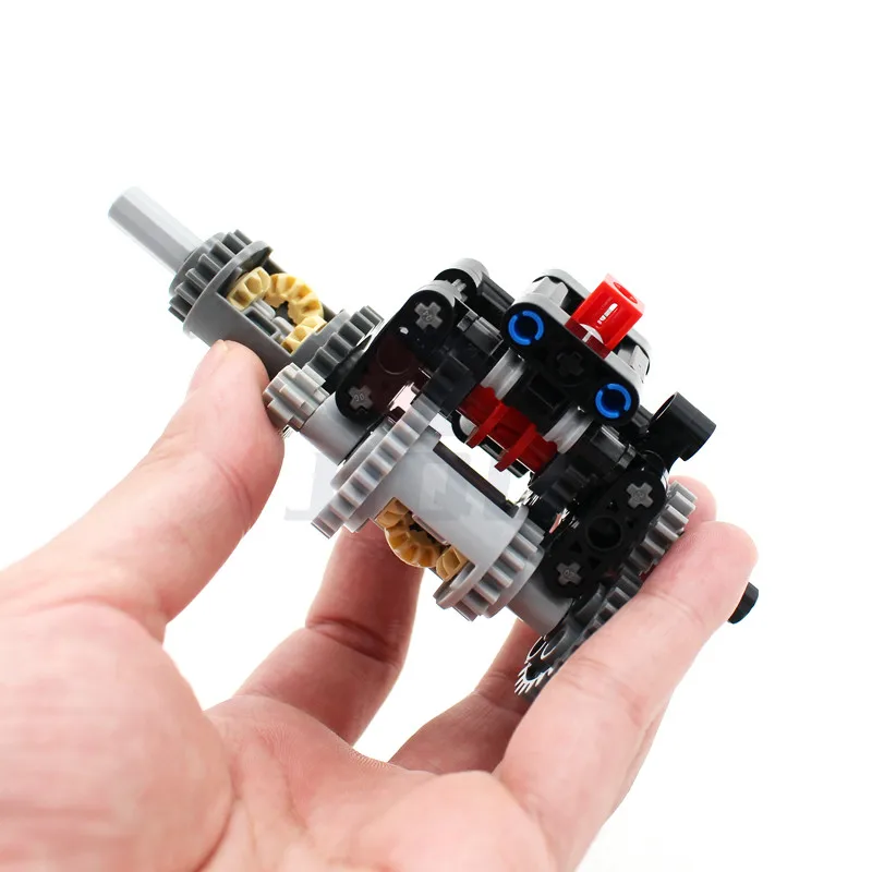 MOC High-tech Automatic Gear Change 2 Speed with Reverse Gearbox Model Building Block Compatible PF Set DIY Bricks Toy | Игрушки и хобби