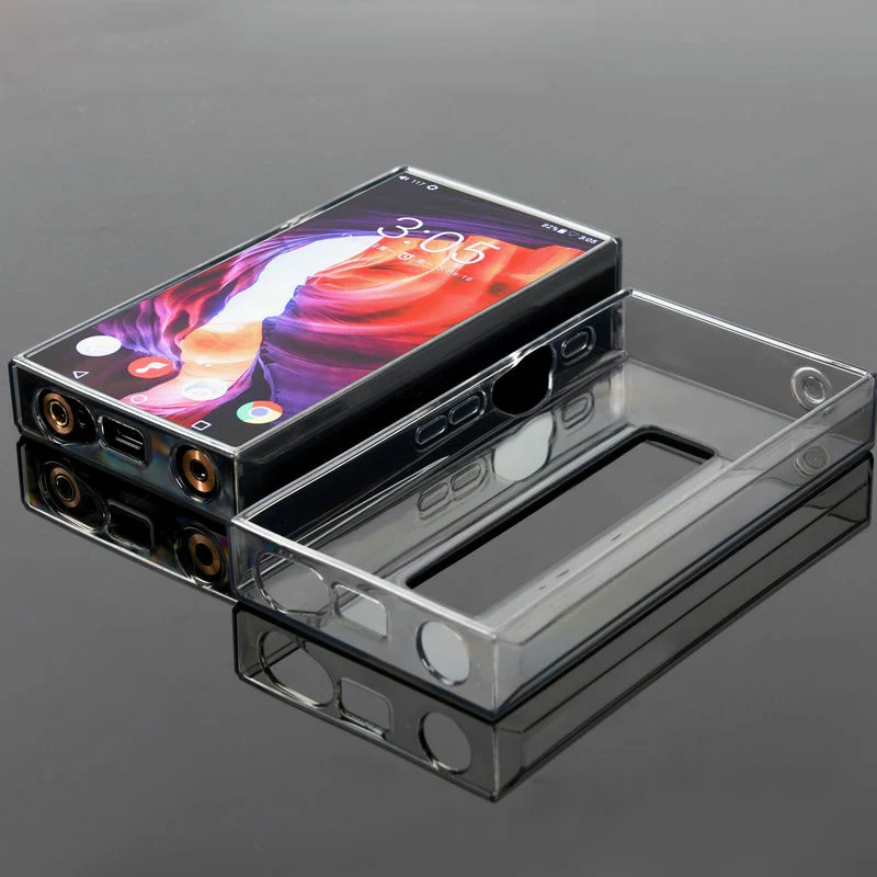 Мягкий прозрачный чехол из ТПУ с кристаллами для FiiO M11 PRO|Бамперы| |