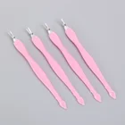 1234810 шт. вилочный триммер пилинг нож для удаления кутикулы Инструмент для дизайна ногтей женский Маникюрный Инструмент для макияжа ногтей