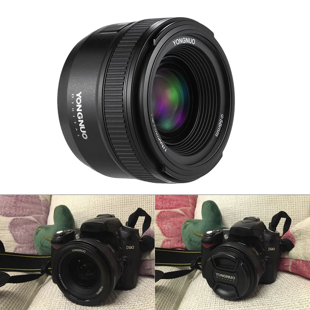Объектив YONGNUO YN35mm F2N f2.0 широкоугольный объектив AF/MF с фиксированным фокусом F