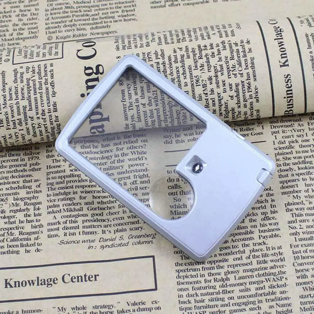 

1Pc Magnifying Glass High-Definition High Magnifying Lens Magnifier Jewelry Optical Identification Power Glass B0T2