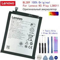 100 original new bl289 for lenovo k5 play l38011 3030mah battery high quality battery gift tools