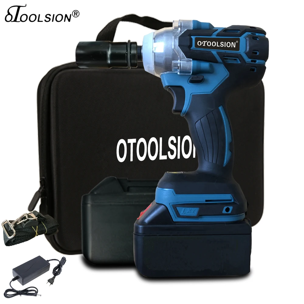 OTOOLSION 3000 мАч 21 в бесщеточный Электрический Гайковерт ударный гайковерт