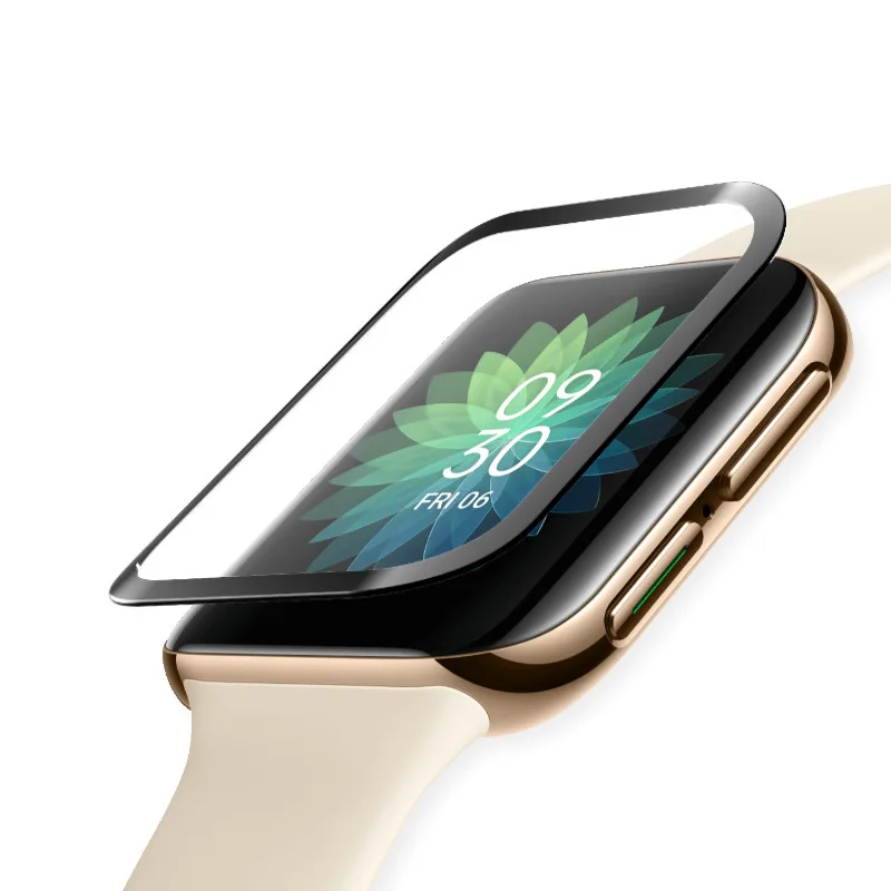 Мягкая защитная 3d-пленка с закругленными краями для умных часов OPPO Watch 41 мм/Watch 2 42