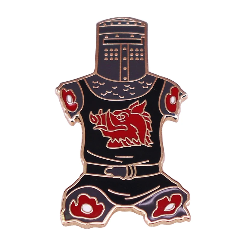

C1433 Cool Knight Brooch for Clothes Badges With Anime Pin Accessories for Jewelry Gift Manga Backpack Badge Brooches Lapel Pins