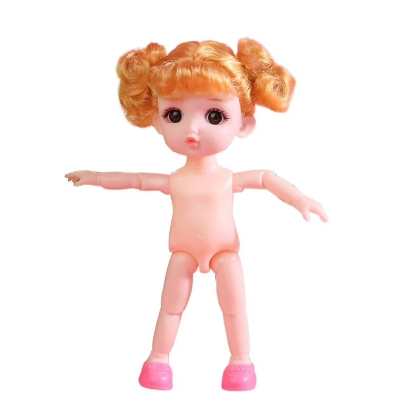 

Кукла-мини-принцесса, 17 см, 13 гибких подвижных суставов, с большими глазами, париком и обувью