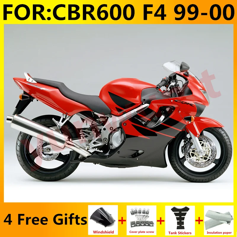 Комплект обтекателей из АБС-пластика для мотоцикла Honda CBR 600 F4 1999 2000 CBR600 99 00