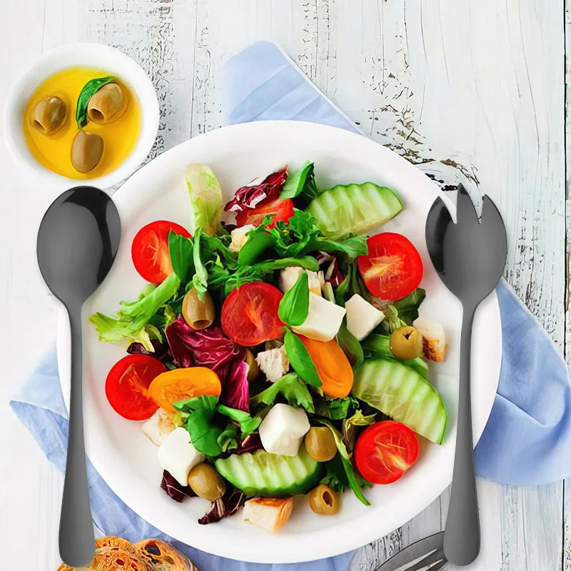 

Stainless Steel Table Forks For Fruits Vegetable Salad Spoon Household Tableware Fork Kitchen Hotel Restaurant Accessories Tools