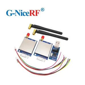 NiceRF 2 шт.лот 433 МГц Интерфейс RS232 беспроводной модуль трансивера комплект SV651 с антеннами и usb мостовой платой