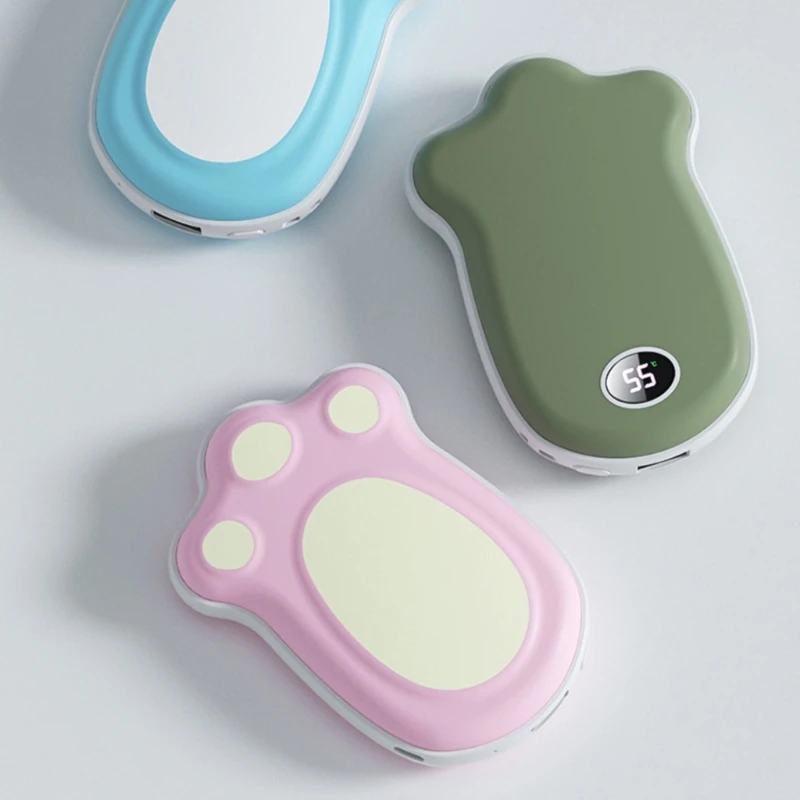 

Portable Mini Claw Electric Hand Warmer 9800mAh USB Charging Power Winter