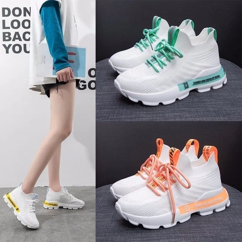 

Женские кроссовки для спорта и отдыха, Новинка лета 2021, удобные универсальные женские кроссовки, дышащая сетчатая модная обувь для женщин