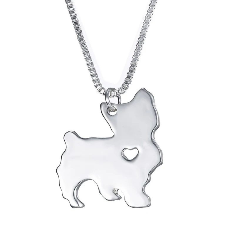 Ожерелье с длинной цепочкой в стиле бохо изображением милого полых сердечек и