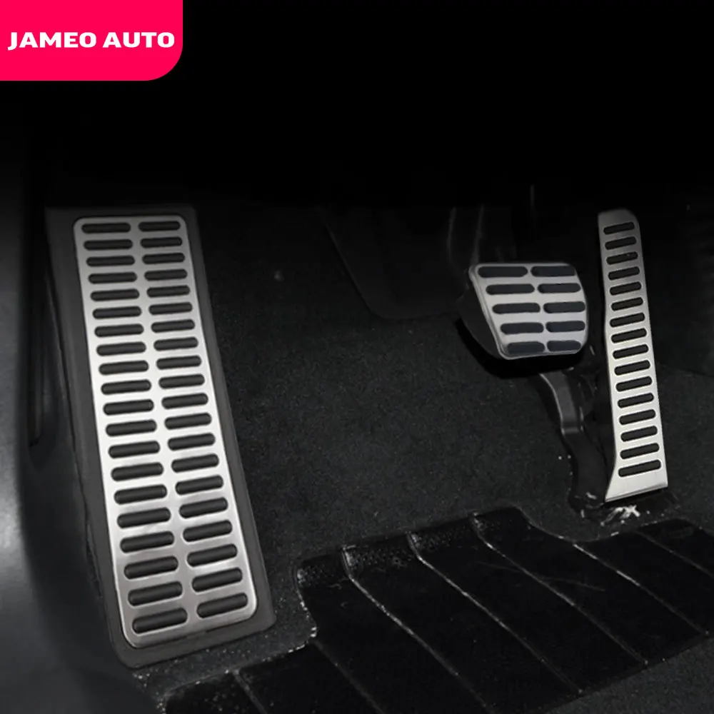 Автомобильные педали Jameo из нержавеющей стали AT MT для Volkswagen VW CC Passat B6 B7 R36 R line Skoda