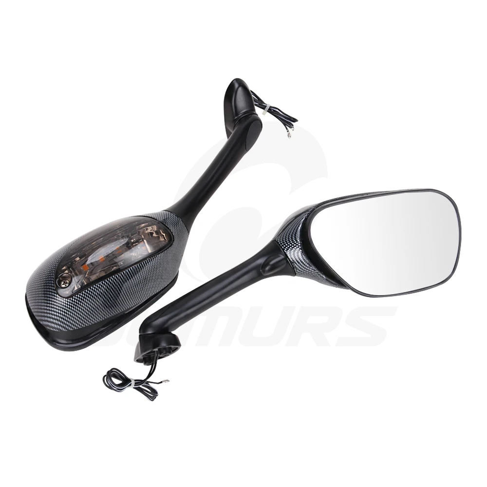 OUMURS мотоциклетные боковые зеркала заднего вида для Suzuki GSXR 600 750 1000 светодиодный